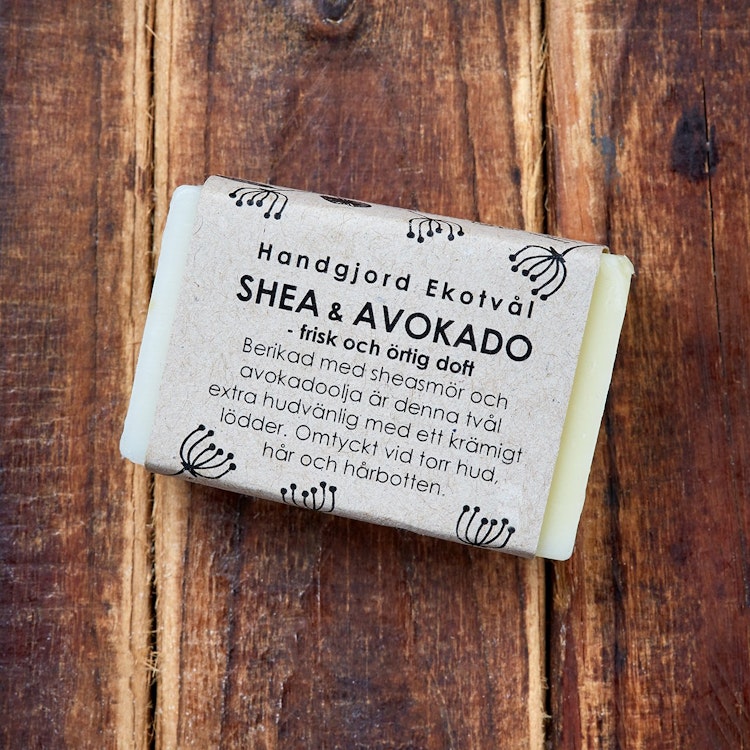 Handmade Eco Soap Shea & Avocado - fresh herbal scent