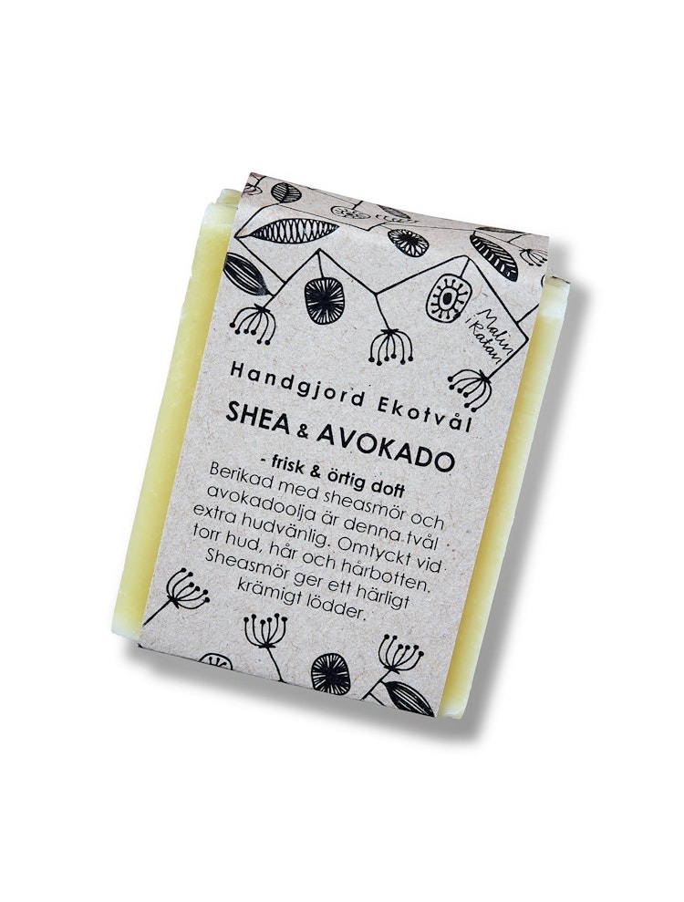 Ekotvål Shea & Avokado - frisk örtig doft