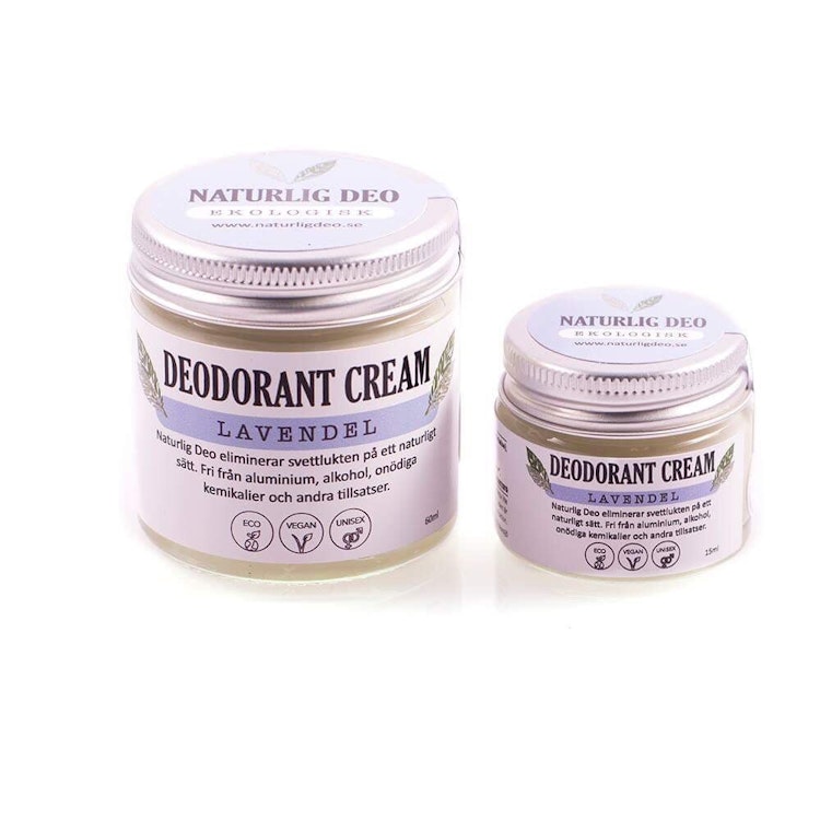 NaturligDeo Cream Lavendel - ekologisk deodorant