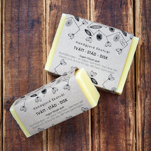 Handmade Eco Soap Laundry-Cleaning-Dishwashing - Unscented Solid Soap