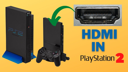 HDMI-modul med installation för PlayStation 2