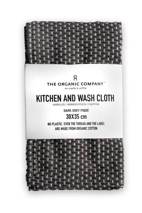 Kitchen and Wash Cloth - Dark Grey