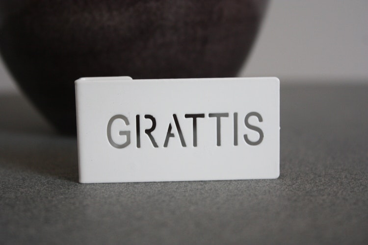 Grattisskylt