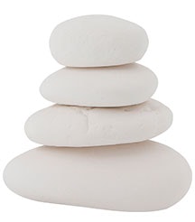 Doftsten Fresh Linen (vit)