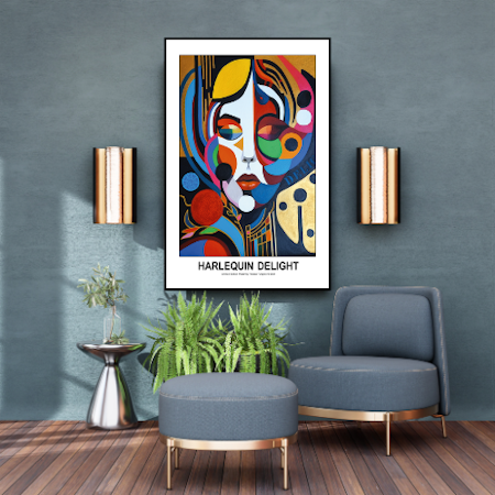 Poster - Harlequin Delight