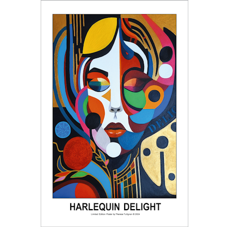Poster - Harlequin Delight