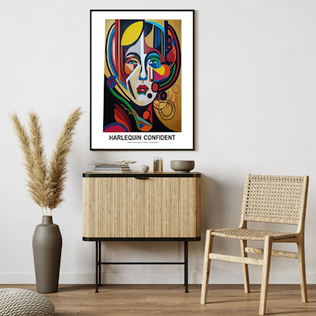 Poster - Harlequin Confident