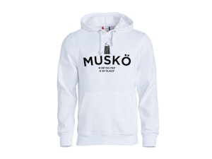 Muskö Hoodie Vit M