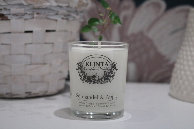 Massageljus Sötmadel och äpple - Klinta & Co