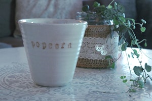 Keramikskål Popcorn - Pusspuss Company