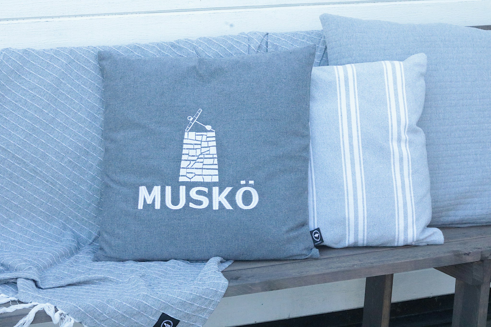 Kuddfodral Muskö - Wasa Ekotextil