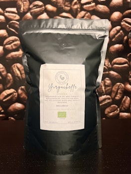 Yirgacheffe Etiopien Mellanrost Hela bönor 1000g  - EKO
