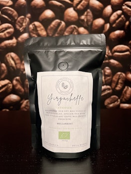 Yirgacheffe Etiopien Mellanrost Hela bönor 250g - EKO