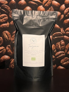 Robusta Tanzania Mörkrost Hela bönor 1000g - EKO