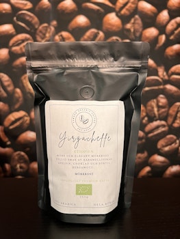 Yirgacheffe Etiopien Mörkrost Hela bönor 250g - EKO