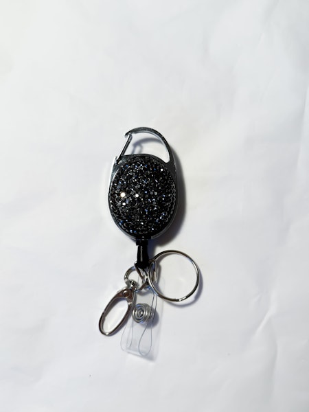 Jojo nyckelknippa GLITTER SVART