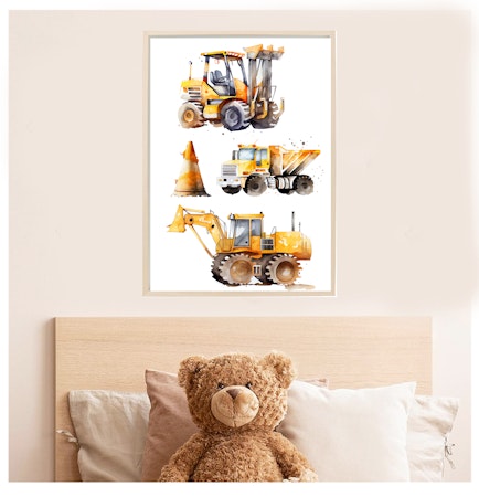 Perfekt i barnrummet - Posters, Leksaker & Tavlor!