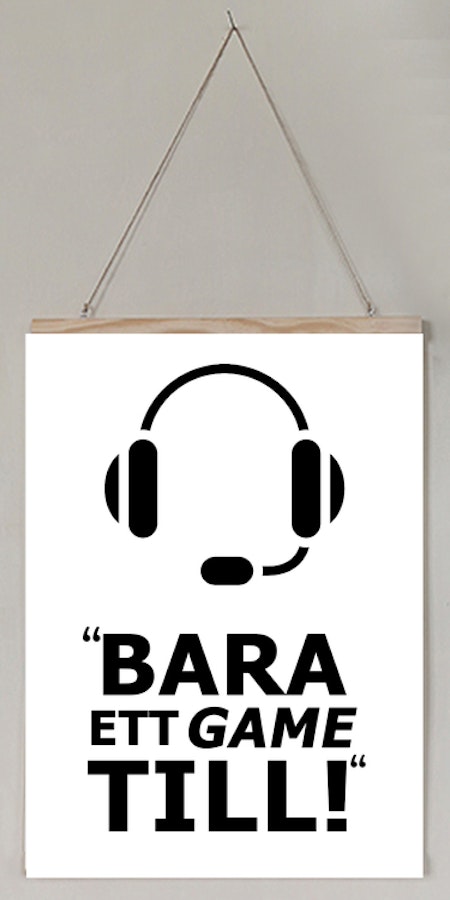 Poster Ett game till