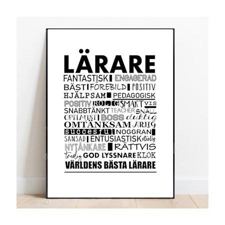 Poster till skolan & förskolan, lärare