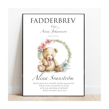 Fadderbrev Bear