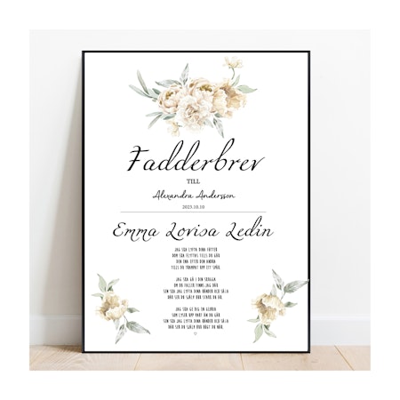 Fadderbrev Gloria
