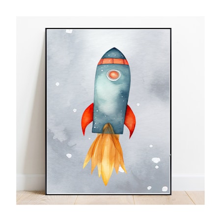 Poster Rymdraketen