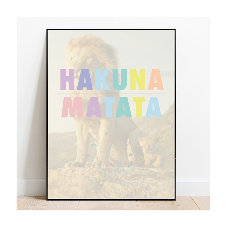 Poster HAKUNA MATATA