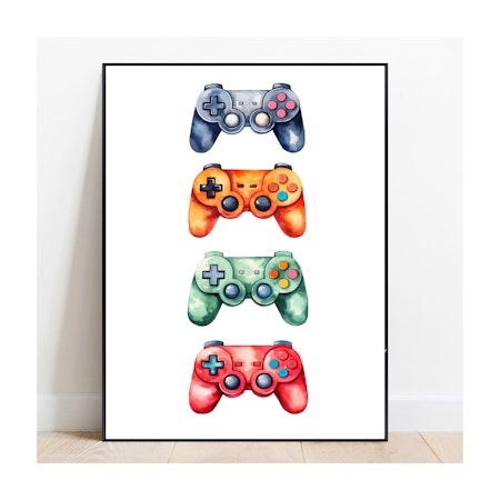 Perfekt i barnrummet - Posters för gamers!