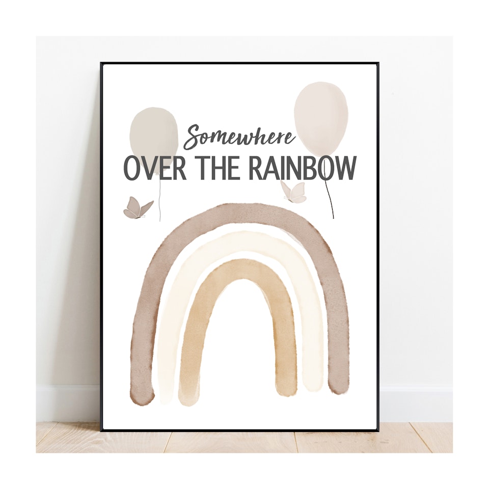 Poster Over the rainbow