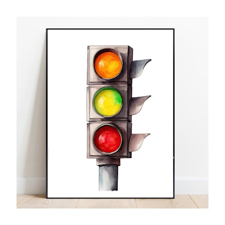 Poster Trafikljus