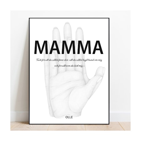 Poster till mamma, perfekt mors dag present!