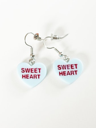 Örhängen hjärtan "sweet heart"