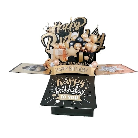 Gratulationskort pop-up kort