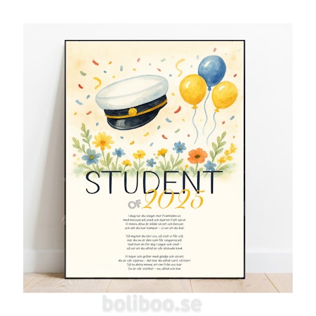 Tavla till studenten - En fin minnesvärd present