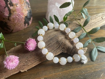Armband med rosenkvarts