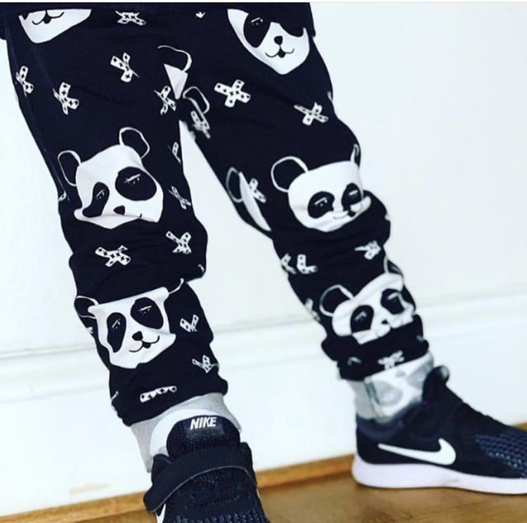 Panda black leggings