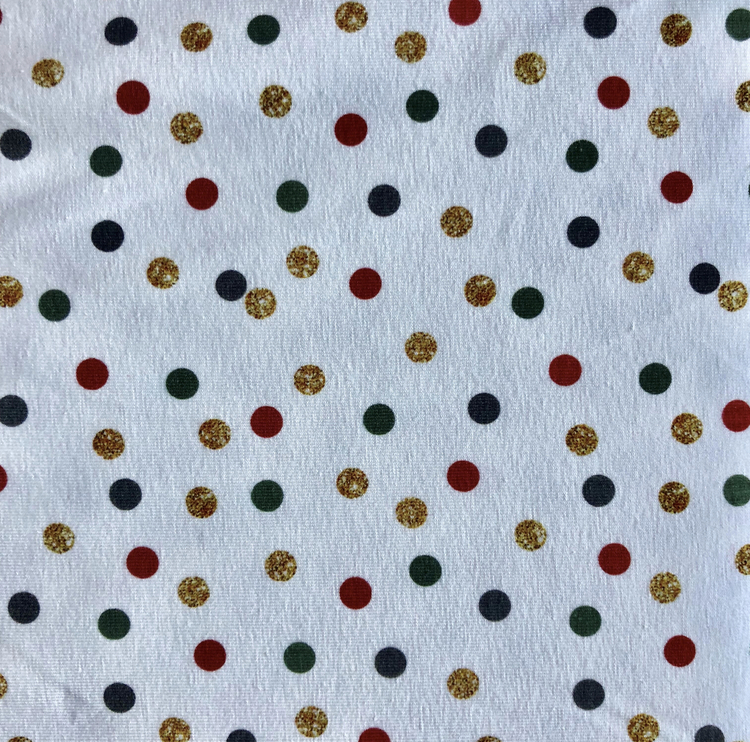 Christmas dots rosett mössa