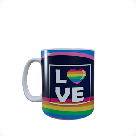 Pride kopp med navn