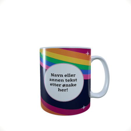 Pride kopp med navn