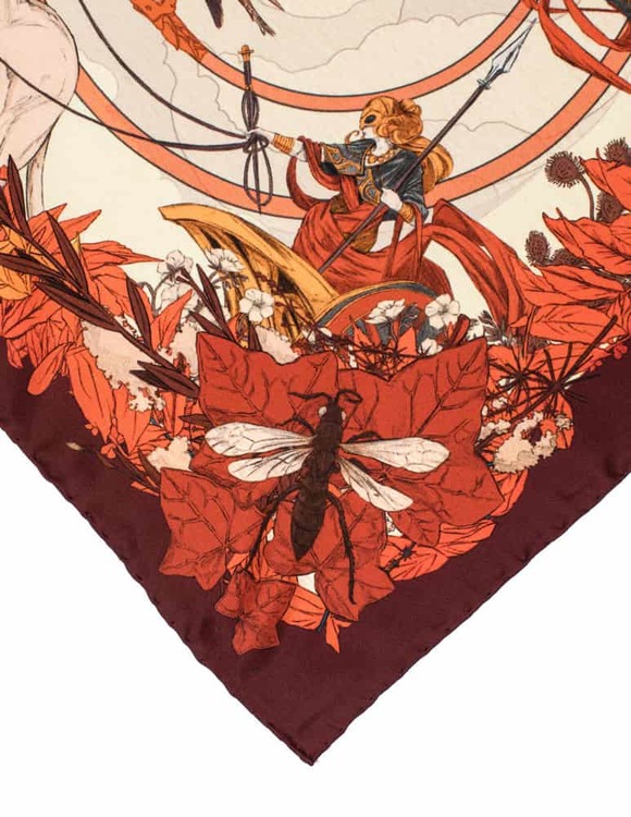 Gudinnan Frejas röda bröstnäsduk