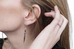 Freya Medium Silver Earrings