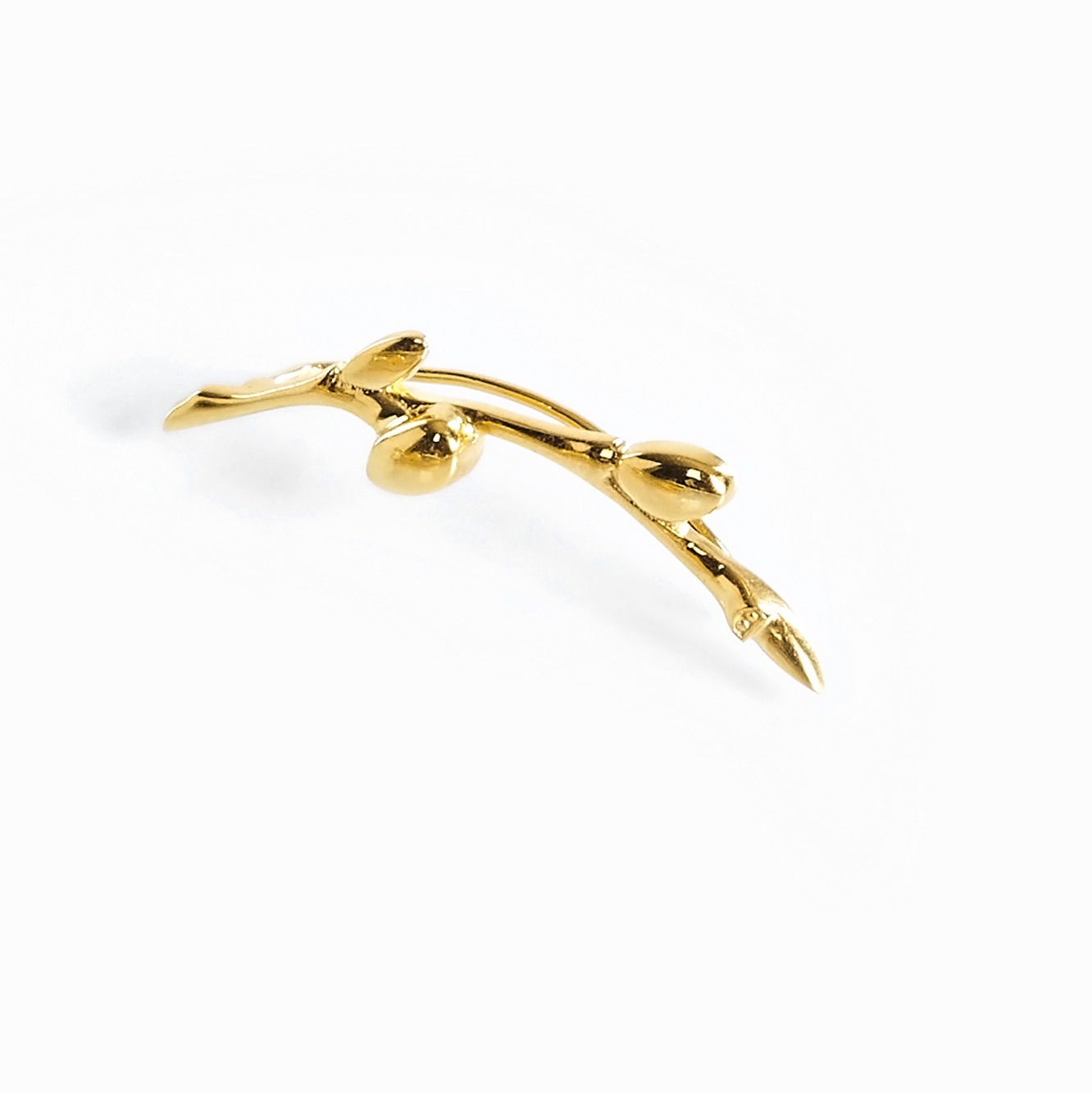 Soldiser Embla Gold Earring Left Side