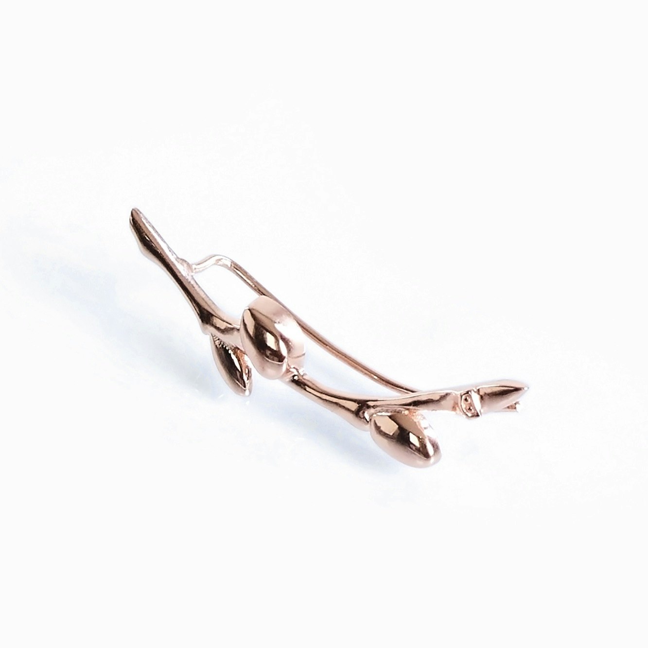 Soldiser Embla Rose Gold Ear Climber Right Side