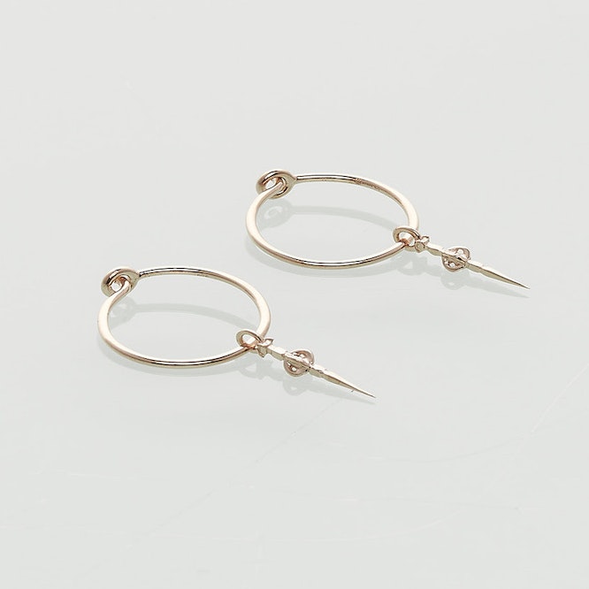 Soldiser Goddess Freya Mini Rose Gold Earring