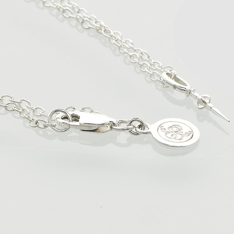 Soldiser Freya Mini Silver Necklace zoomed in