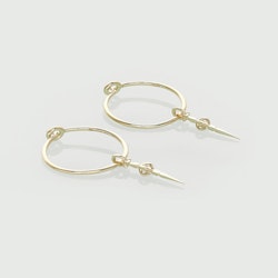 Freya Mini Gold Earrings