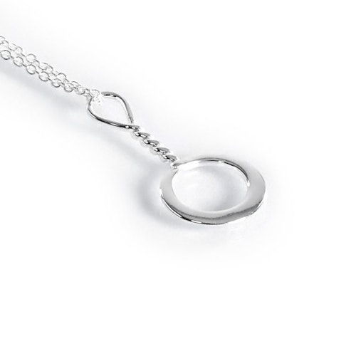 Goddess Night Silver Necklace