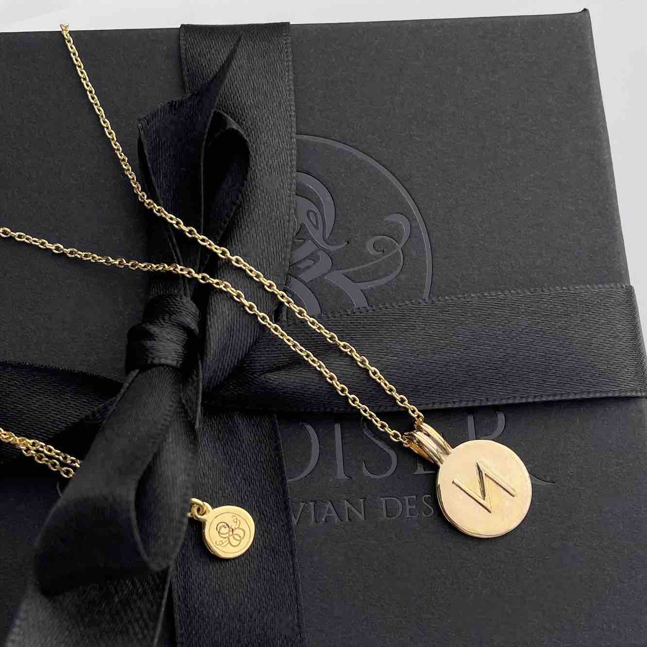 Soldiser Rune Pendant Sol Gold Necklace with Gift Box