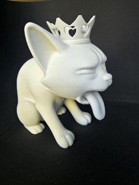 Kunglig kattfigur