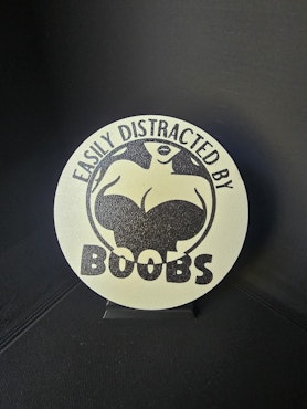 Easily distracted by boobs